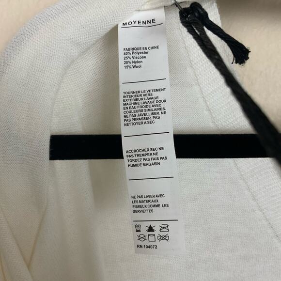 Vimmia Shavasana Reversible Sweater White Size Medium - Picture 4 of 6